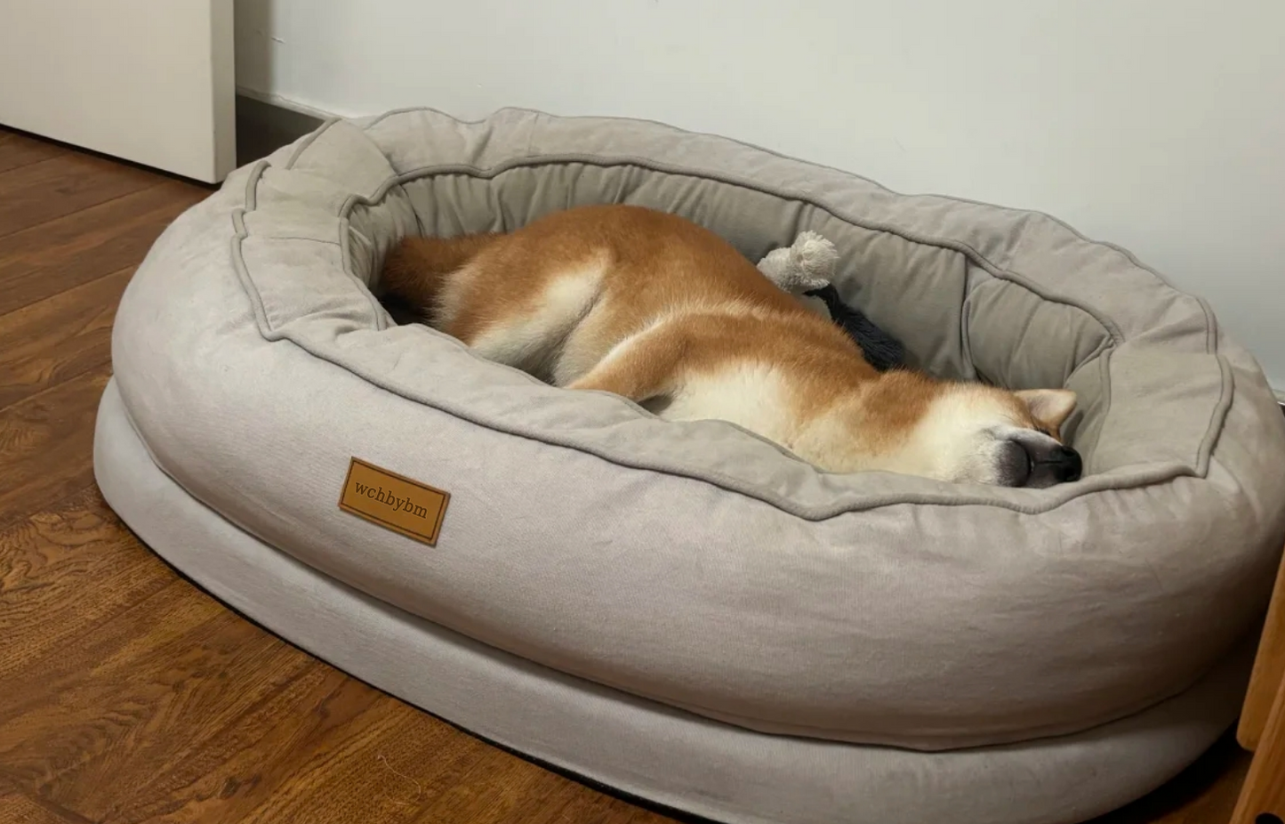 wchbybm Medium Dog Beds for Medium Dogs Washable, Rectangle Dog Bed Medium Size Dog, Orthopedic Dog Bed, Warming Soft Calming Sleeping Puppy Bed Durable Pet Bed with Anti-Slip Bottom