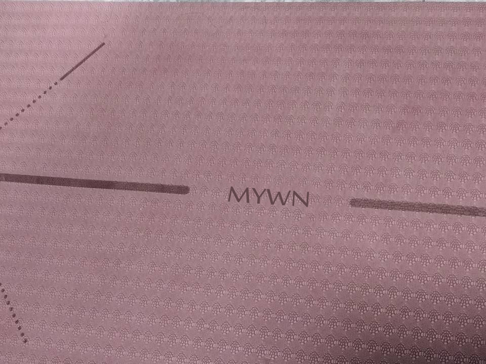MYWN Yoga Mat 1/2" Thick w/Nylon Strap for Men & Women - Non Slip Exercise Mat for Yoga, Pilates, Stretching, Floor & Fitness Workouts