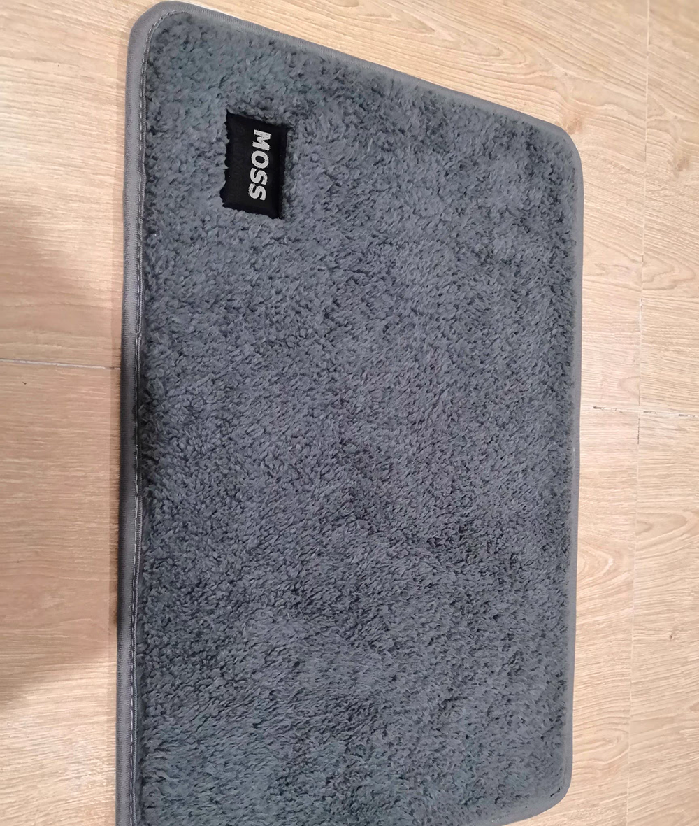 MOSS Bathroom Rugs Plush Bath Mat Set Quick-Dry Soft Chenille Bathroom Mat with Rubber Backing, Absorbent Bathroom Rug Set, Washable Bath Rugs for Bathroom- Bath Mats
