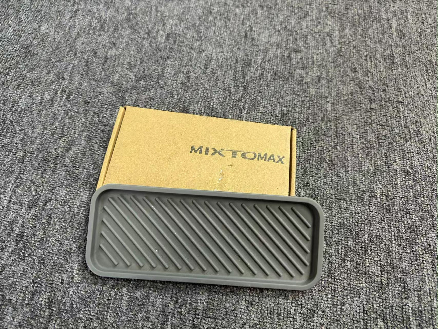 MIXTOMAX Soap Dishes, Dishwashing Sponge Soap Holder with Water Tray, Keep The Place Dry, Easy to Clean Soap Cases, Suitable for Kitchen, Bathroom, Soap Container (Gray)