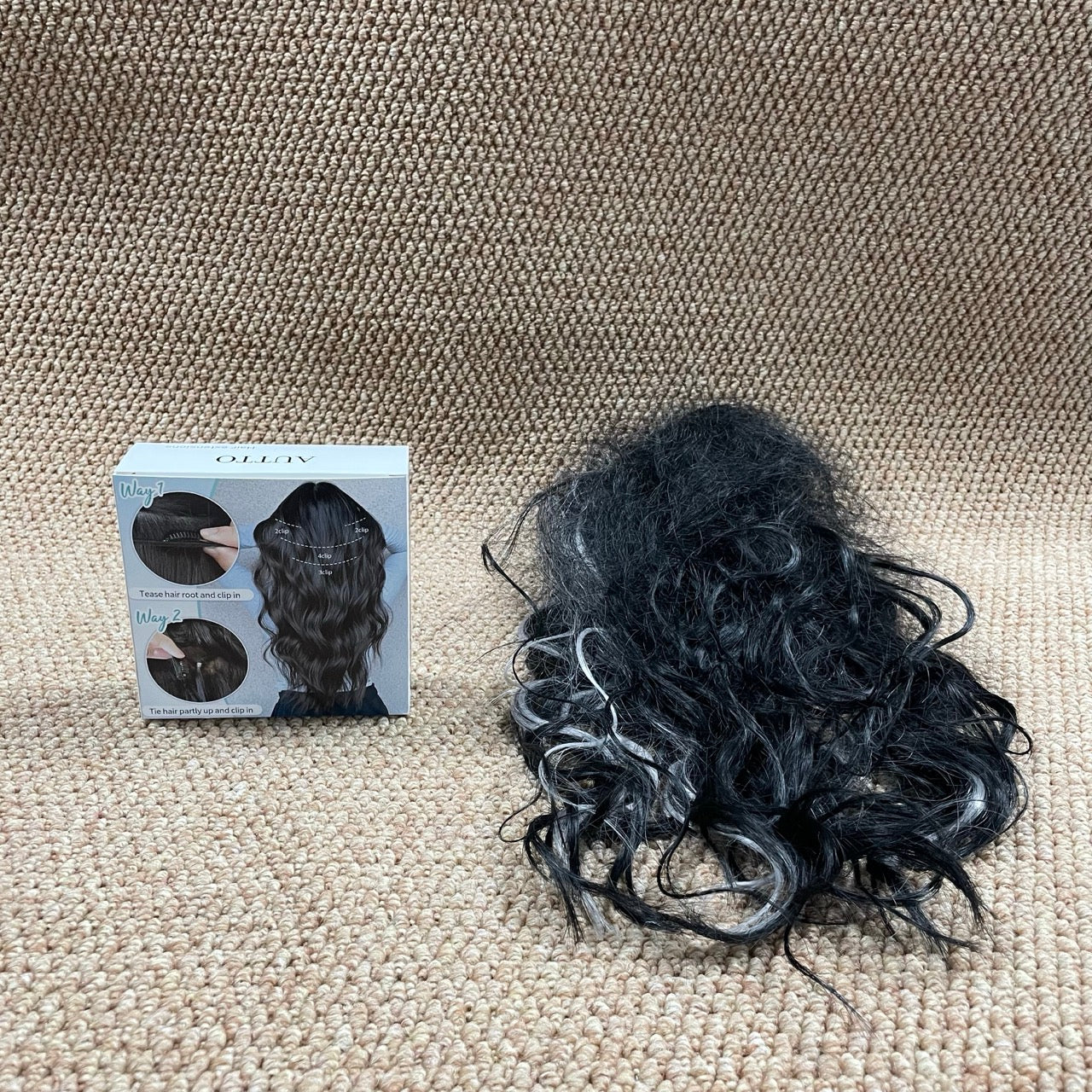 AUTTO Hair Extensions Tape in Extensions Black to Light Silver Grey Silky Straight Double Sided Seamless Skin Weft Hair Extensions 14inch Best Black Tape in Hair Extensions Human Hair