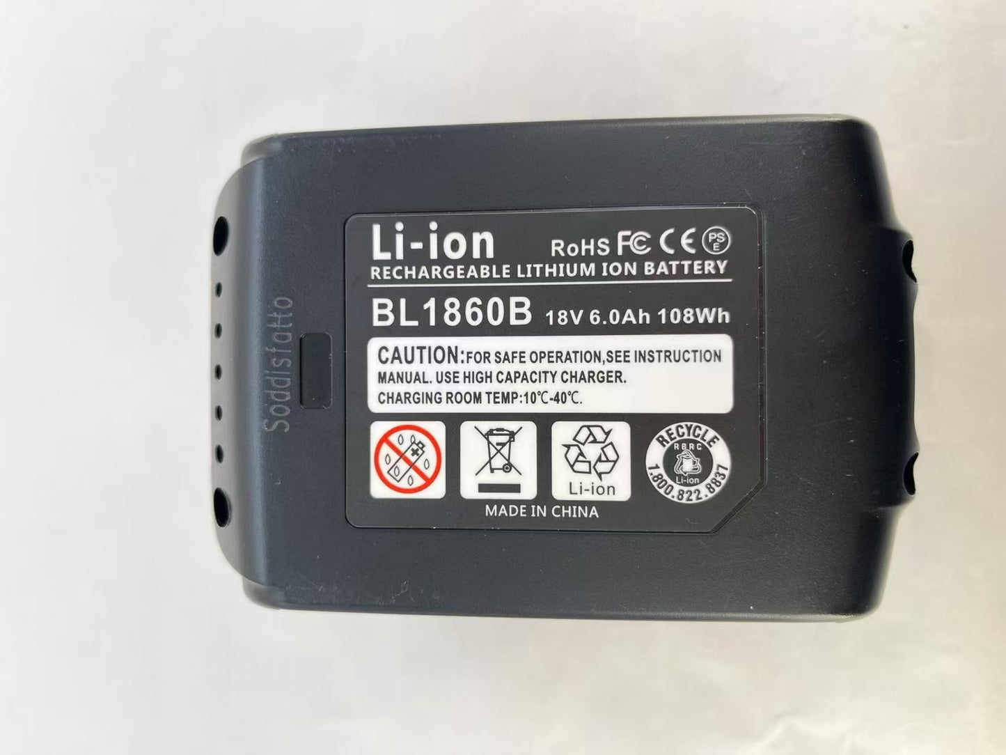 Soddisfatto 18V 8.0 Ah Extreme Performance Lithium-Ion Battery (HC08) - 35% More Power and 60% More Runtime than 5Ah Battery - Works with All Hercules 18V Cordless Tools