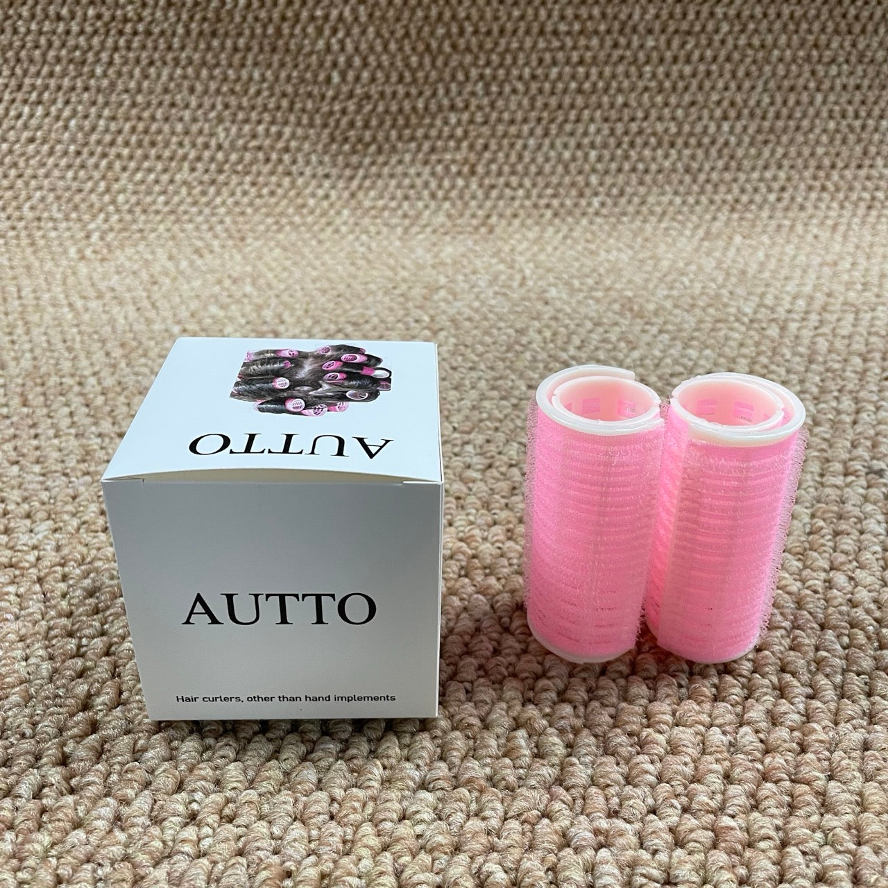 AUTTO Self-Grip Hair Curlers – Professional Salon Rollers for Hairdressing (Small, 12-Pack)