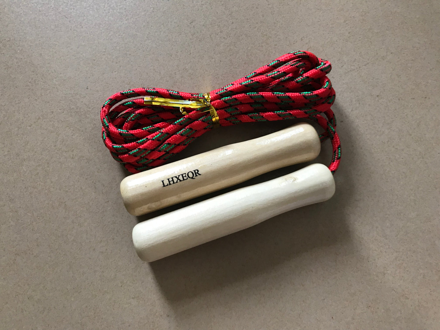 LHXEQR Feet Jump Rope for Women Men Kids Wooden Handle Jumping Ropes