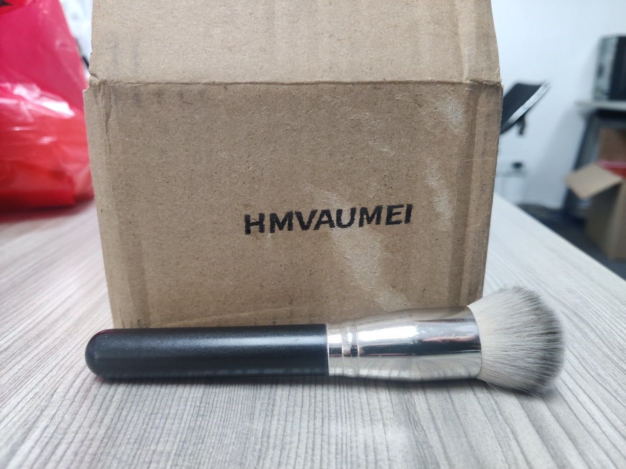 HMVAUMEI Professional Quality Makeup Brush - Ultra-Soft Foundation Brush with Vegan Bristles for Flawless Makeup Application
