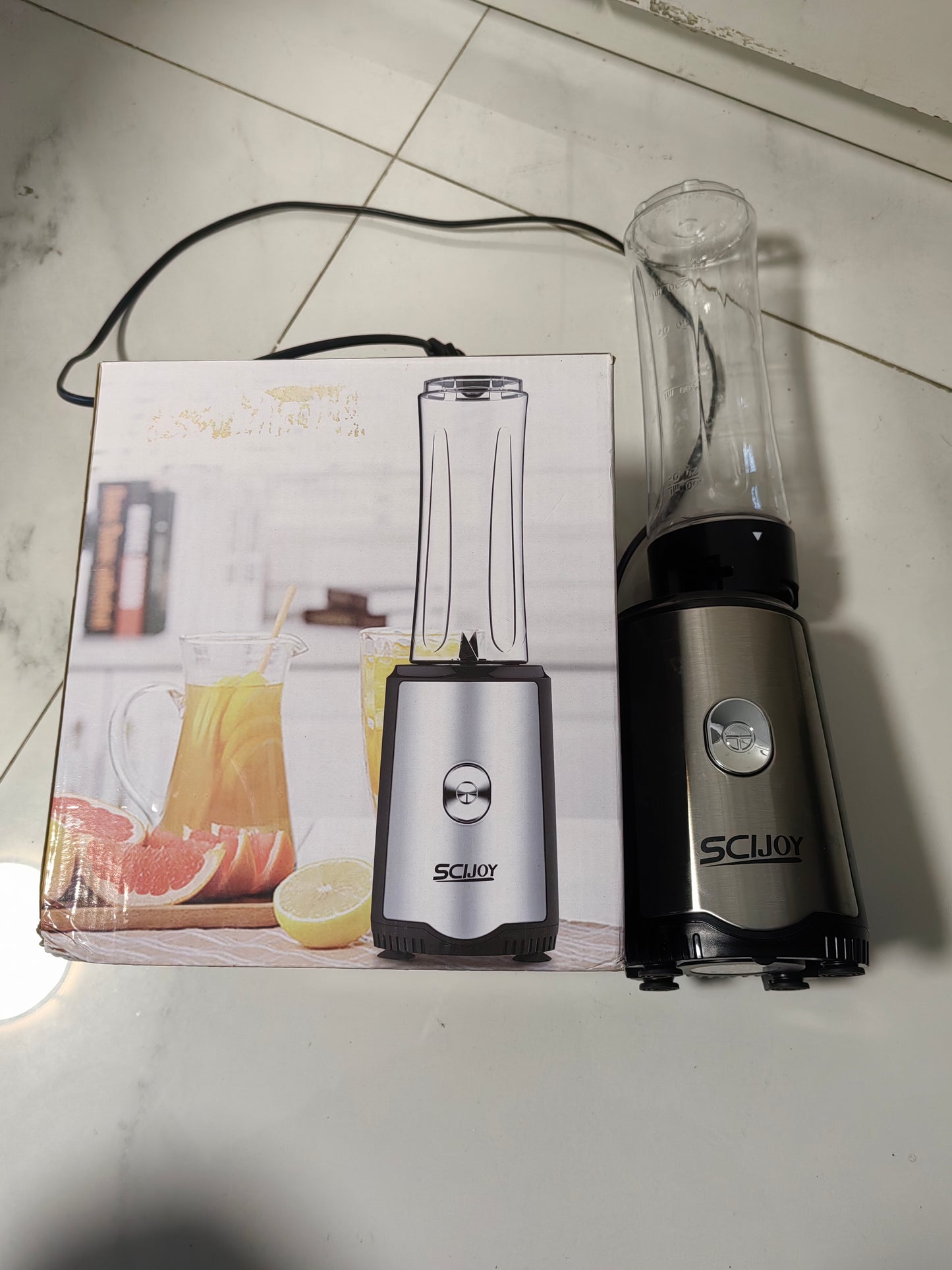 SCIJOY Blenders for Kitchen with Heating, 1200W Adjustable 26000-60000RPM High Speed Food Processors, Black Professional blender with Keep Warm 14 Functions Auto Clean for Smoothies Soups Sauces more