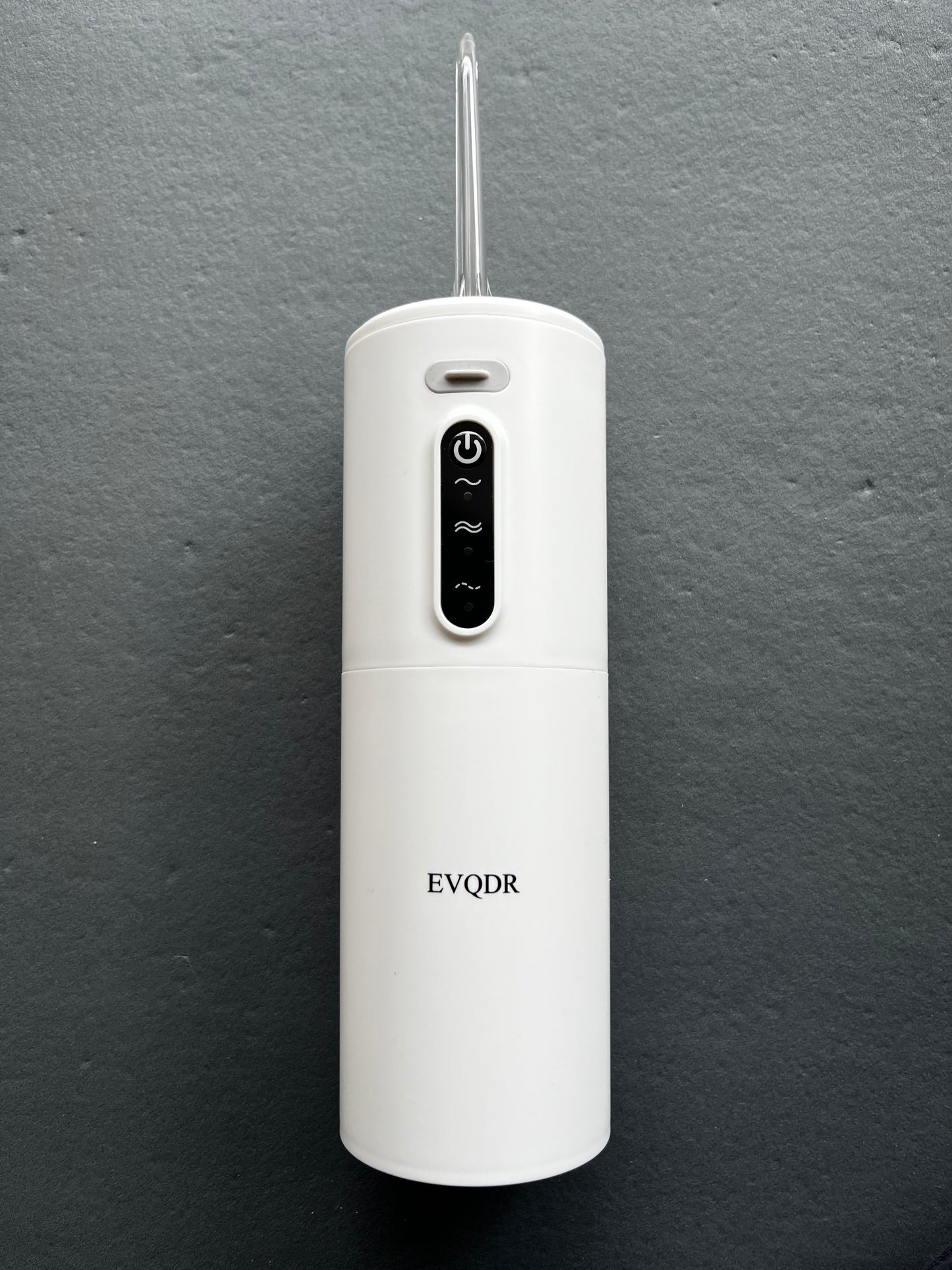 EVQDR Cordless Pulse Rechargeable Portable Water Flosser for Teeth, Gums, Braces Care and Travel, Waterproof, ADA Accepted, White