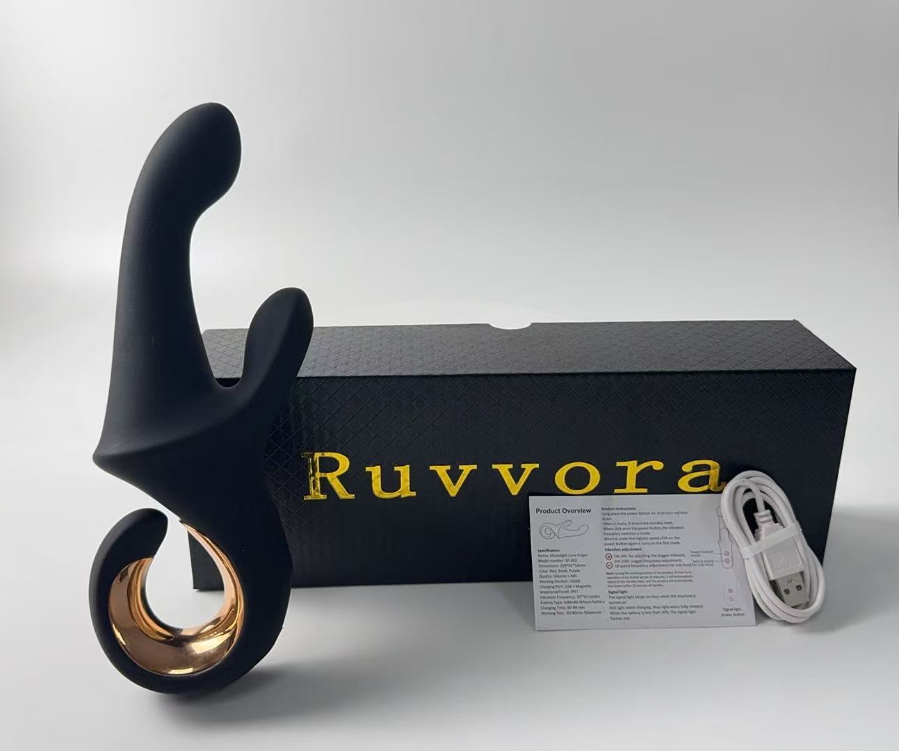 Ruvvora Vibrator Adult Toys for Women - Sex Toys Dildos Rabbit G Spot , Silicone Clitoral Stimulator Adult Sex Toy for Women Couple