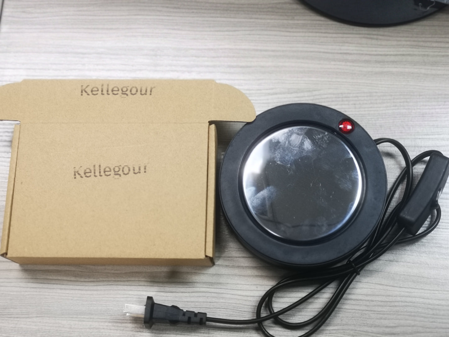 Kellegour Candle Warmer for Large Jar, Coffee Mug Warmers, Safely Releases Scents Without a Flame, Melt The Candle Quickly, Enjoy Your Warm Coffee Tea. Gifts for Festival Birthday Women Men Mom Dad