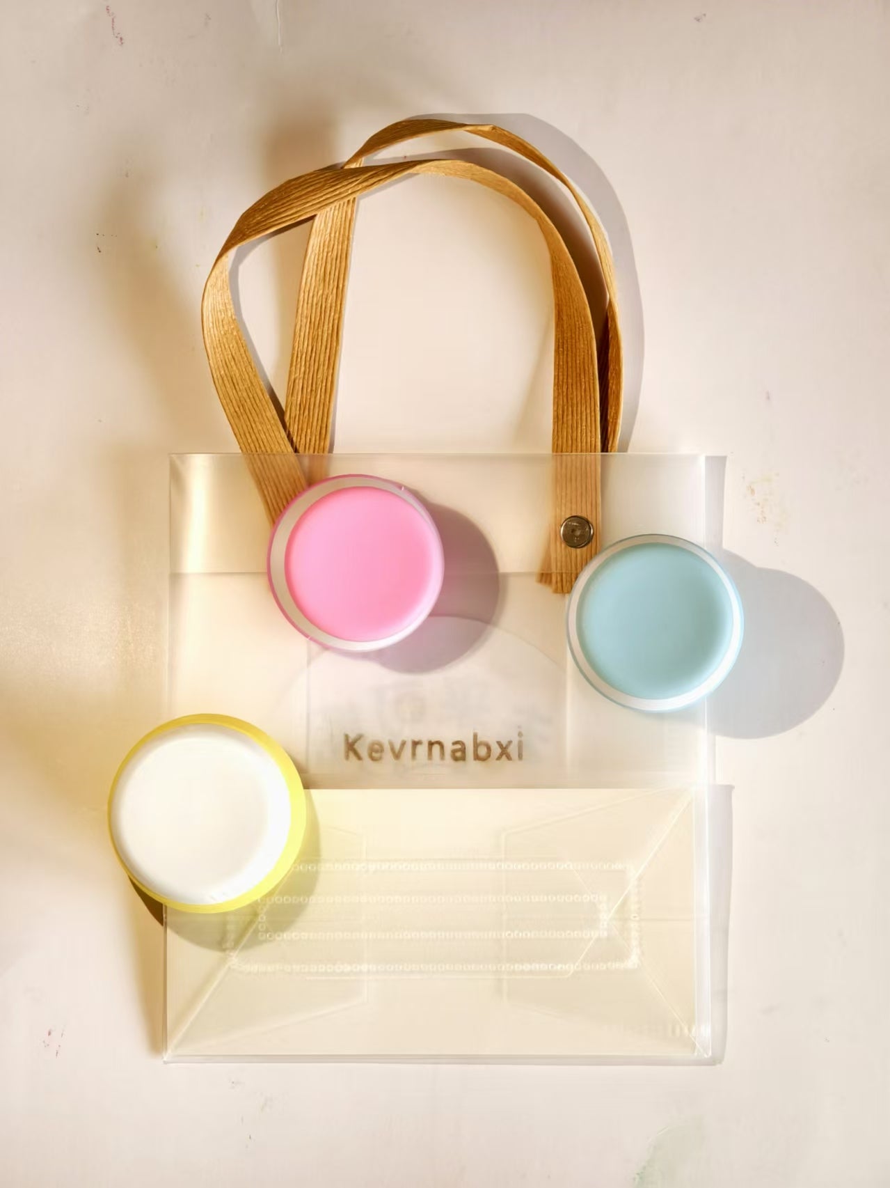 Kevrnabxi Silicone Jar, Multi-Purpose Travel-Sized Container, Washable and Reusable, Versatile and Durable Container for Storage, Organizing and Preserving, Blue, Yellow, and Pink, BPA Free, 3-Pack