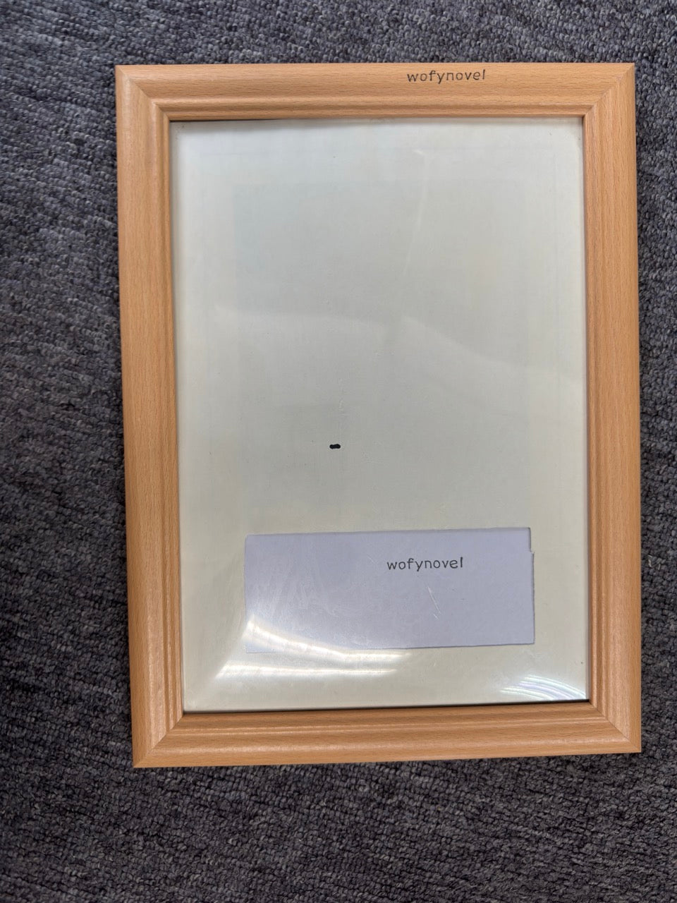 wofynovel 8x10 Picture Frames Solid Oak Wood with Mat Photo Frames for Tabletop or Wall