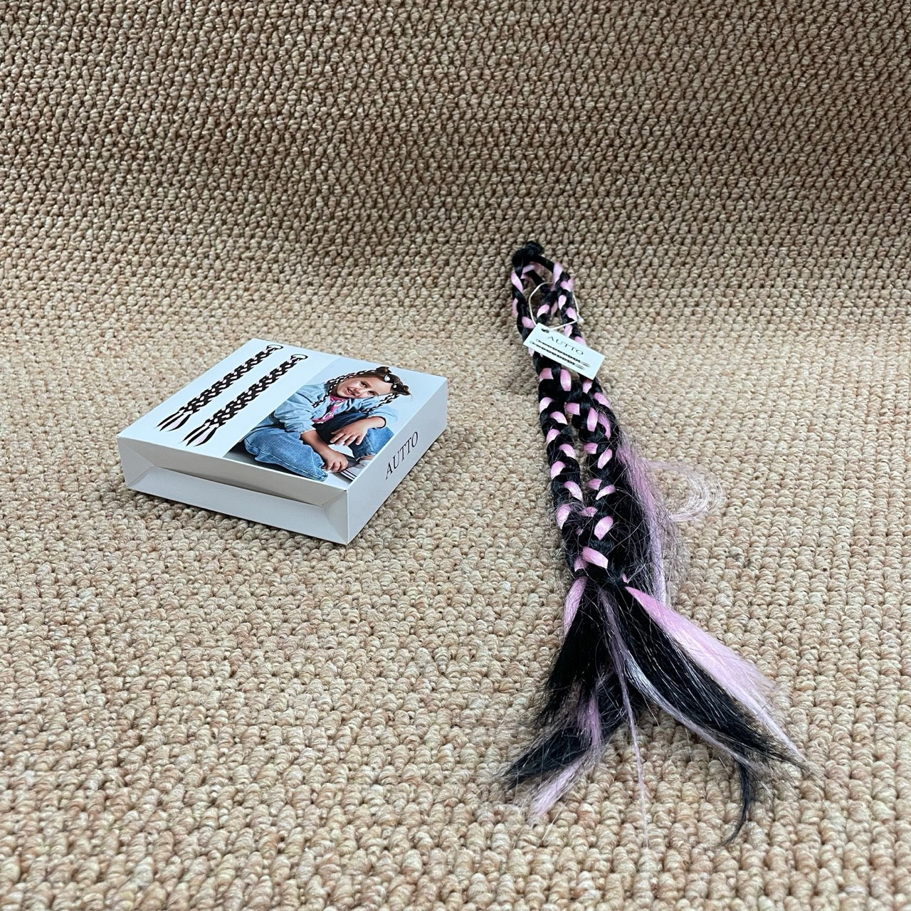 AUTTO Braiding Hair Extensions for Women 24 Inch 3Pcs Synthetic Jumbo Braid Hair Extension Profession Crochet Hair Extensions for Box Braids