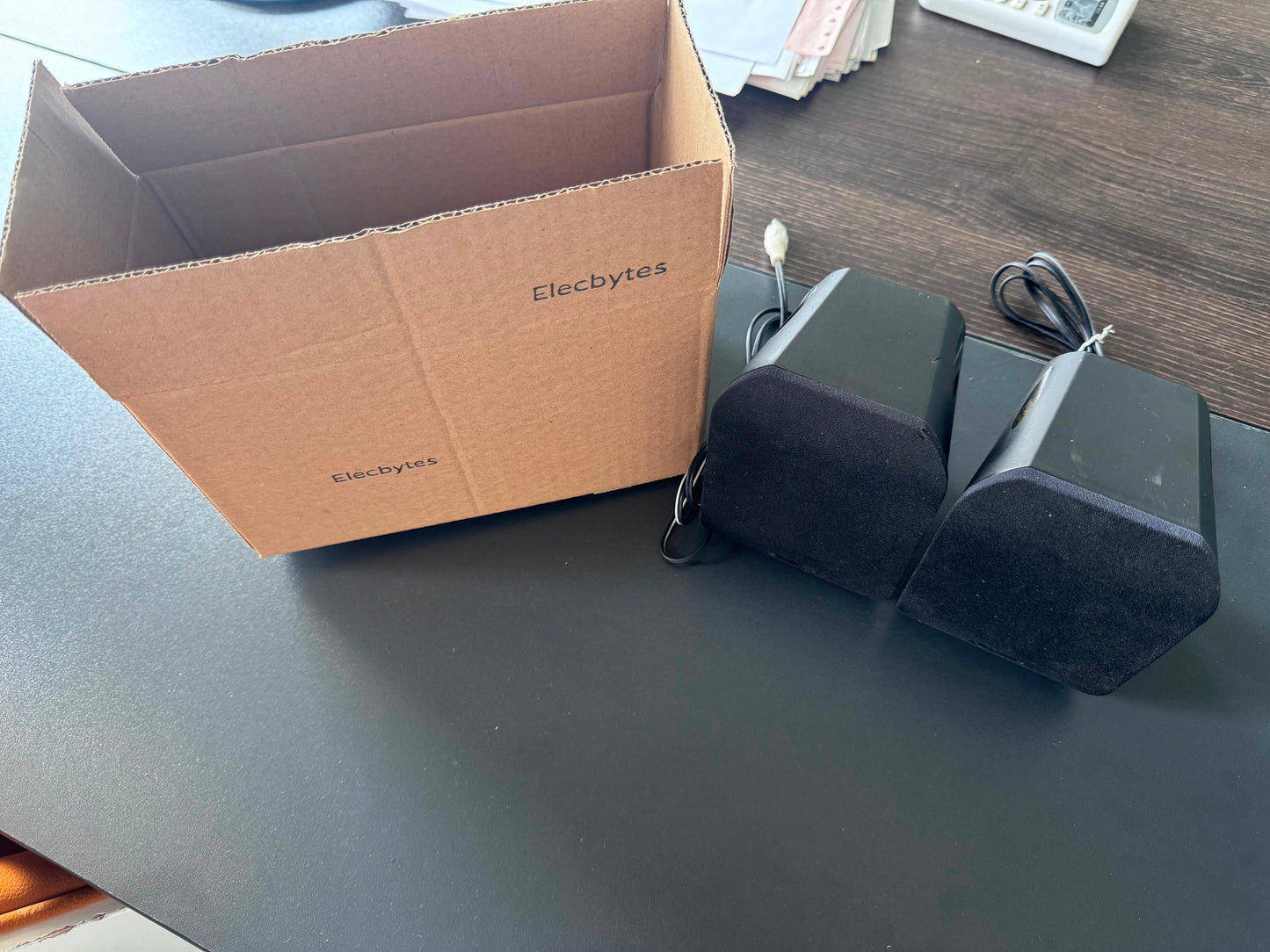 Elecbytes Active Bluetooth 5.0 Bookshelf Speakers – 60W Carbon Fiber Speaker Unit