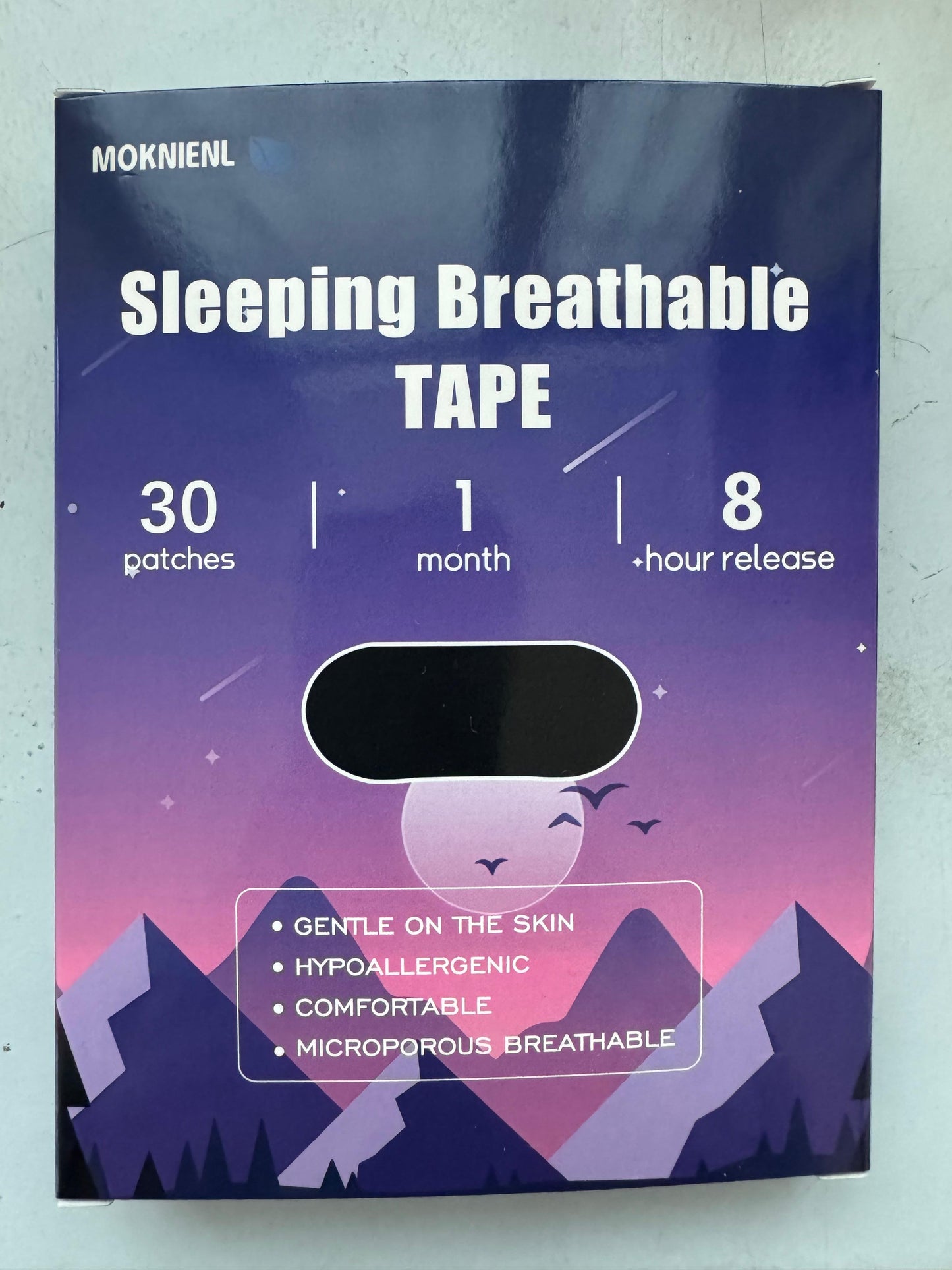 MOKNIENL Comfort Tape (30 Pack) - Pain Free Removal, Hypoallergenic, Latex Free & Gentle On Skin