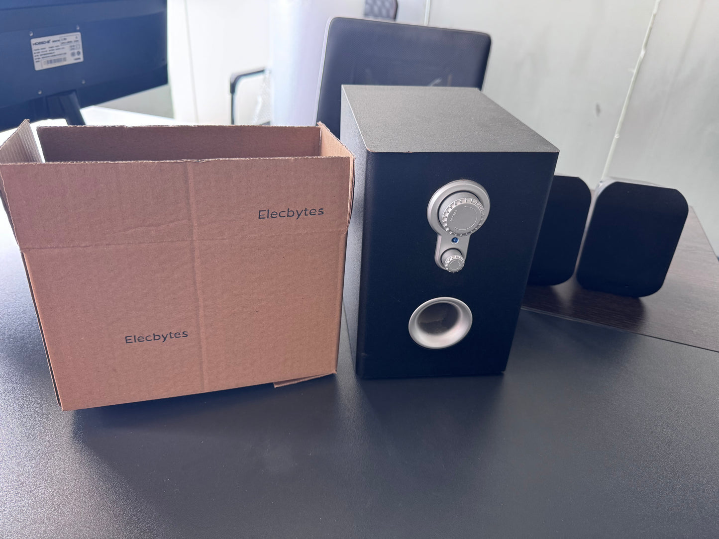Elecbytes Active Monitor Speakers for Near Field Music Production, Bluetooth 5.3 Wireless Computer PC Monitor Gaming Bookshelf Speakers