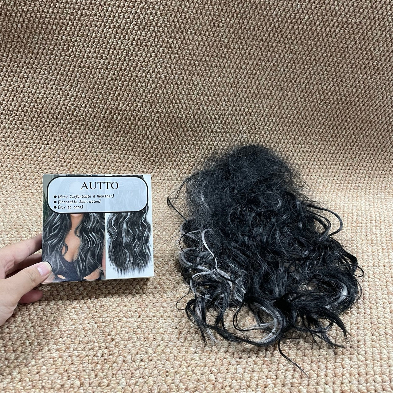 AUTTO Hair Extensions Tape in Extensions Black to Light Silver Grey Silky Straight Double Sided Seamless Skin Weft Hair Extensions 14inch Best Black Tape in Hair Extensions Human Hair