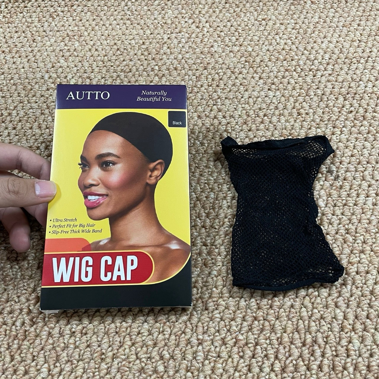 AUTTO Disposable Honeycomb Nylon Hair Nets Breathable- 100Pcs