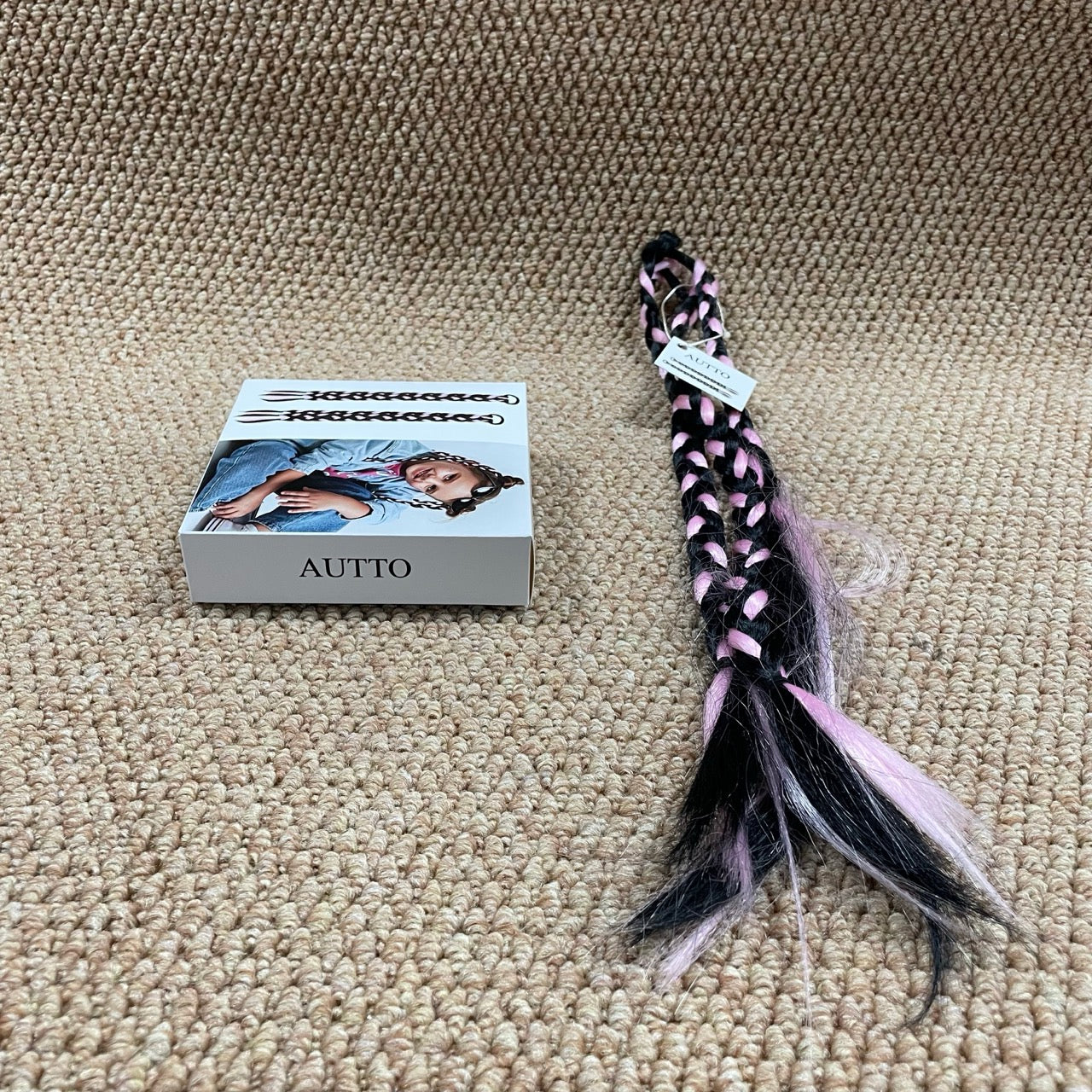 AUTTO Braiding Hair Extensions for Women 24 Inch 3Pcs Synthetic Jumbo Braid Hair Extension Profession Crochet Hair Extensions for Box Braids