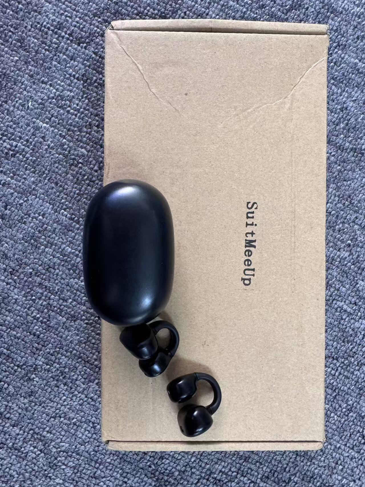 SuitMeeUp Wireless Earbuds Bluetooth Headphones 90Hrs Playtime Ear Buds IPX7 Waterproof Sports Earphones Wireless Charging Case Over-Ear Earhooks Headest