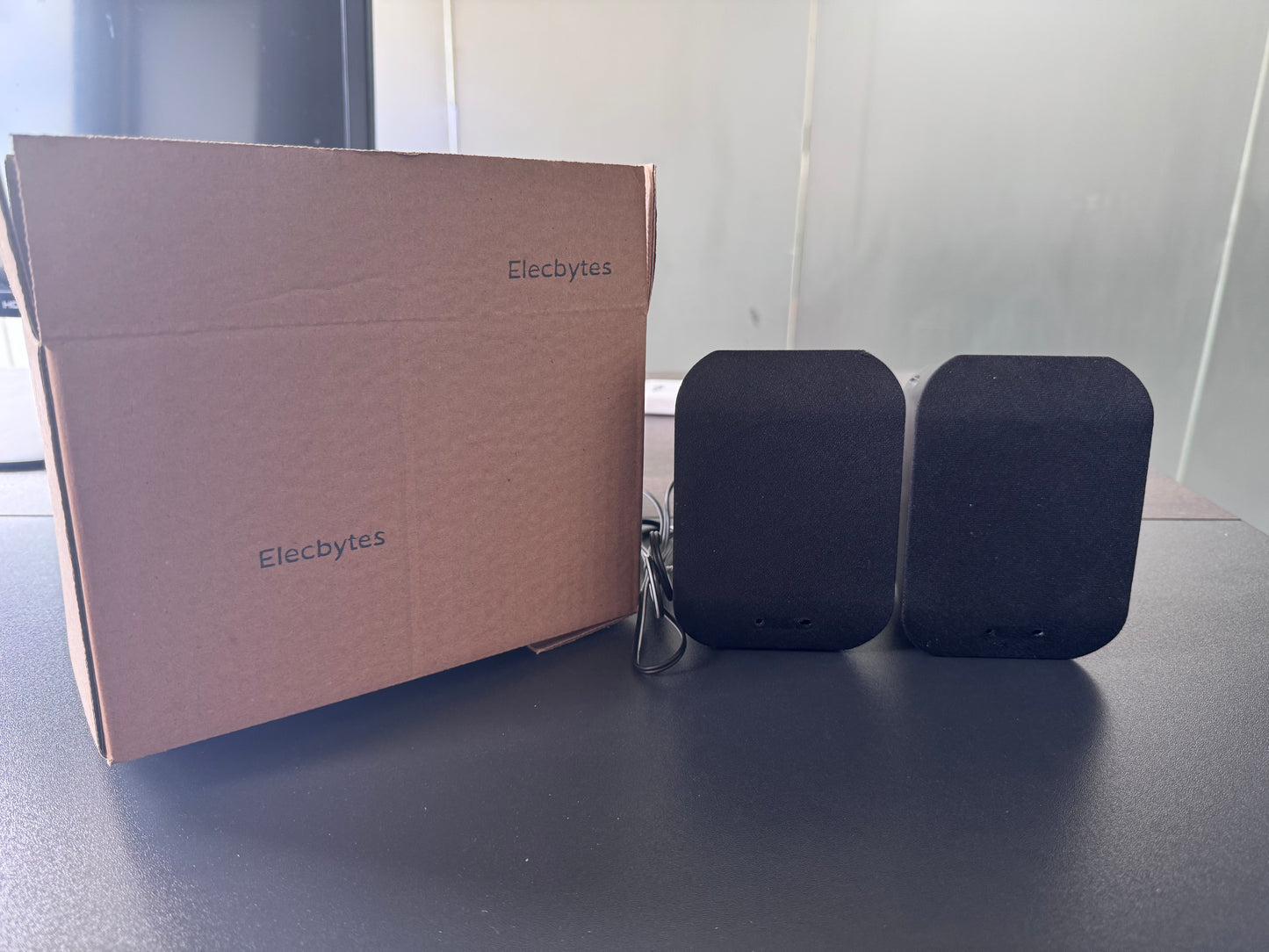 Elecbytes Active Bluetooth 5.0 Bookshelf Speakers – 60W Carbon Fiber Speaker Unit