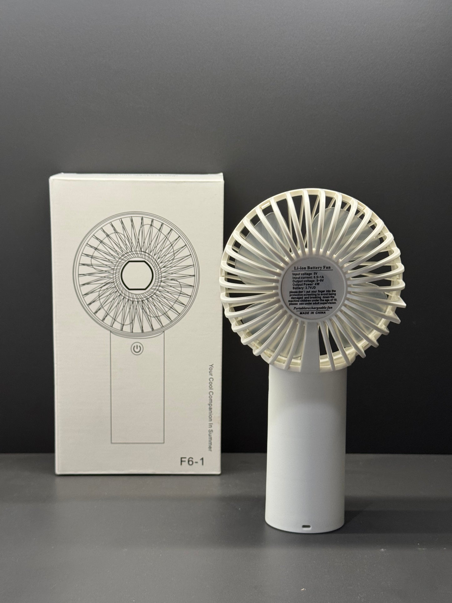 Bosttor High Speed Handheld Mini Fan, Small Pocket Design Personal Fans Portable Rechargeable, 5 Gear Turbo Wind, Summer Essentials for Travel/Camping/Concerts/Commuting