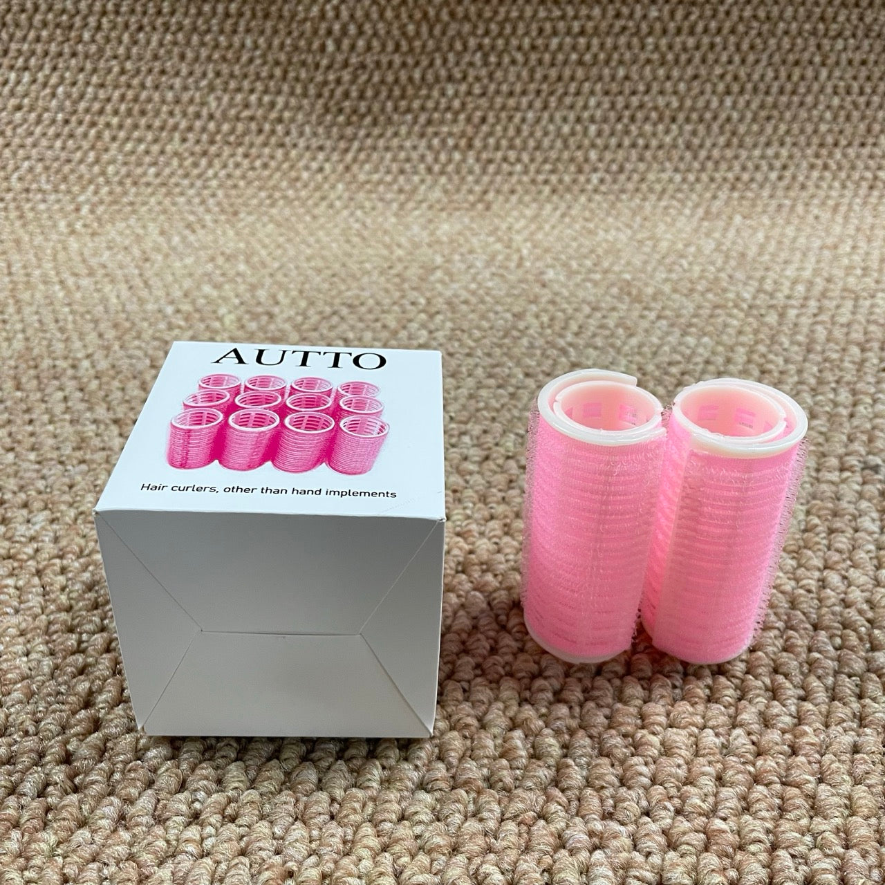 AUTTO Self-Grip Hair Curlers – Professional Salon Rollers for Hairdressing (Small, 12-Pack)
