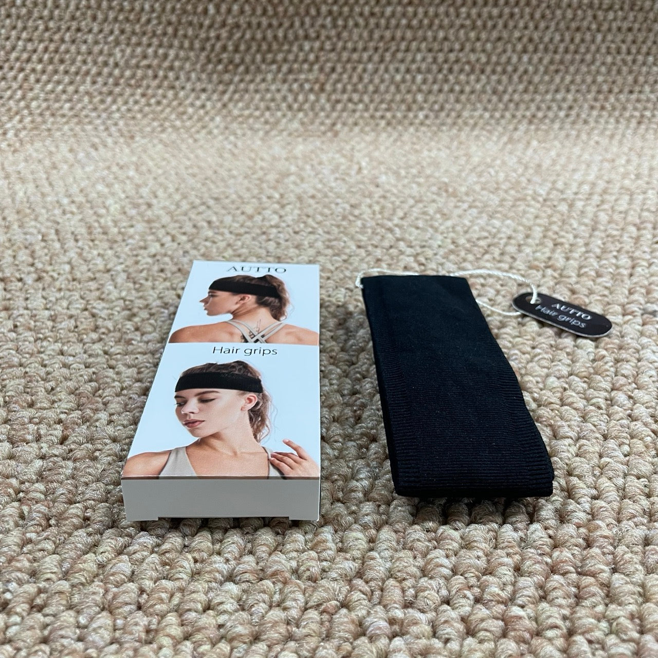 AUTTO Wig Grip Band, Headband for Keeping Wigs in Place, Black