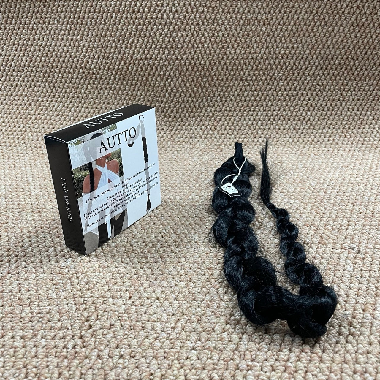 AUTTO Human Braiding Hair, Boho Braids Human Hair 1 Bundle 50g 18 Inch Deep Water Wave Bulk Human Hair for Braiding No Weft 12A Brazilian Virgin Curly Human Hair Extensions for Wet and Wavy Braiding Hair