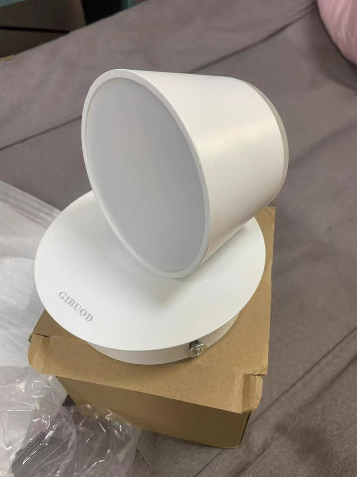 GIBUOD LED Wall Sconces , Wall Mounted Lights Rechargeable Battery Operated, Temperatures & Dimmable Wall Lamp Magnetic 360° Rotation Wireless Light