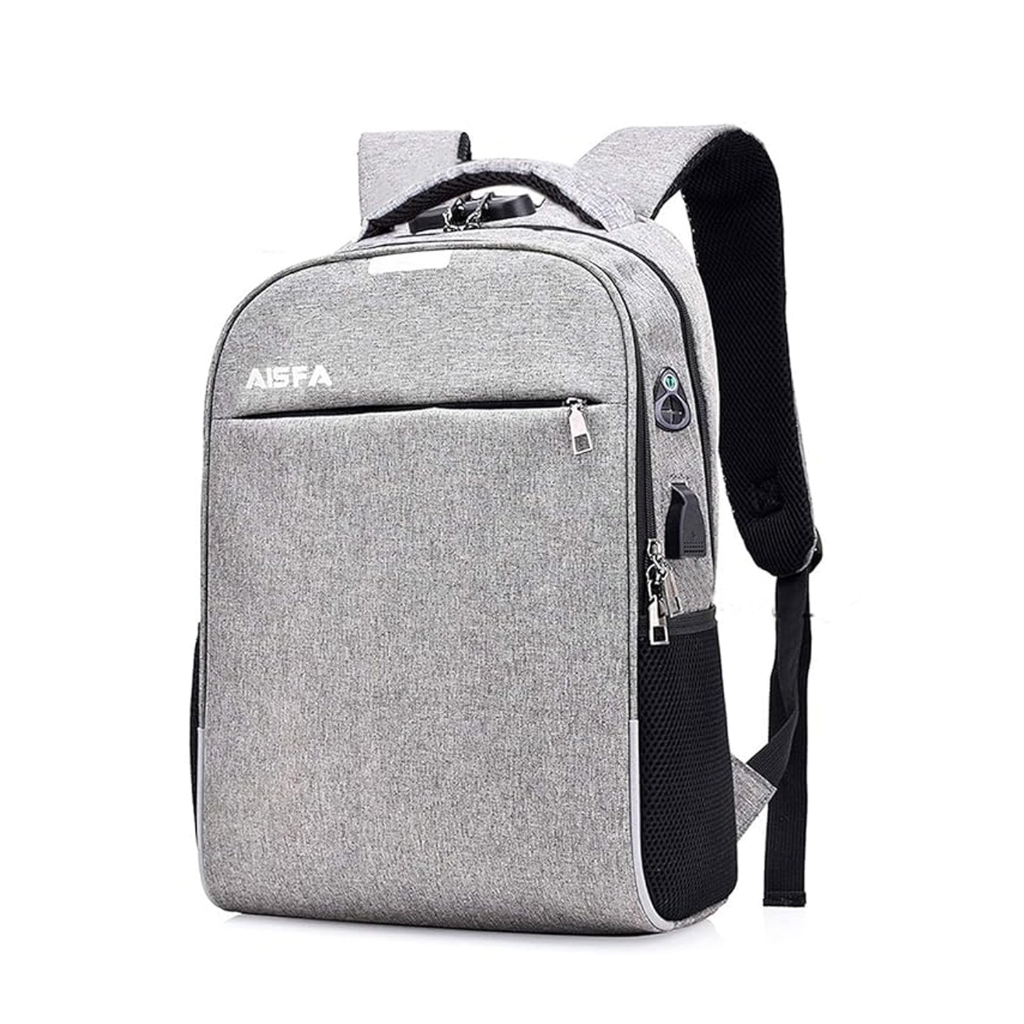 AISFA Travel Laptop Backpack, Business Anti Theft Slim Sturdy Laptops Backpack, Water Resistant College School Computer Bag Gift for Men & Women Fits 15.6 Inch Notebook