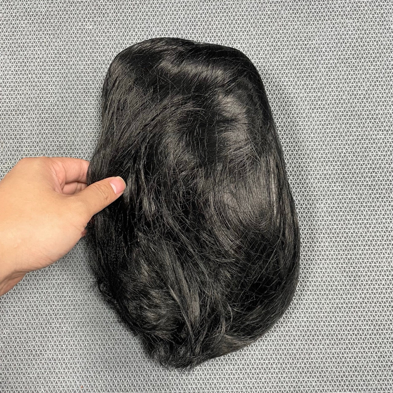 AUTTO Black Wear and Go Glueless Wigs Straight Lace Front Wig Pre Cut Glueless Synthetic Layered Wig 24 Inch Middle Part Closure Wig For Women