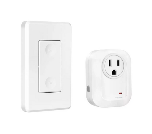 Veltrone Smart Plug, Smart Home Wi-Fi Outlet Compatible with Alexa, Echo, Google Home, 15A Wi-Fi Socket for Home Automation, ETL & FCC Listed