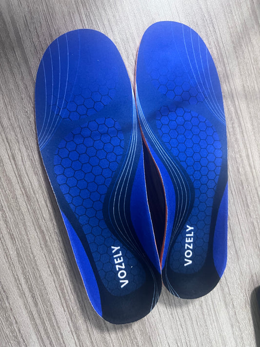 Vozely Energizing Comfort Men’s Everyday Insoles with Massaging Gel - Clinically Proven, All-Day Energy and Comfort Inserts with Patented Triple Gel Design - Shock Absorbing, Arch Support