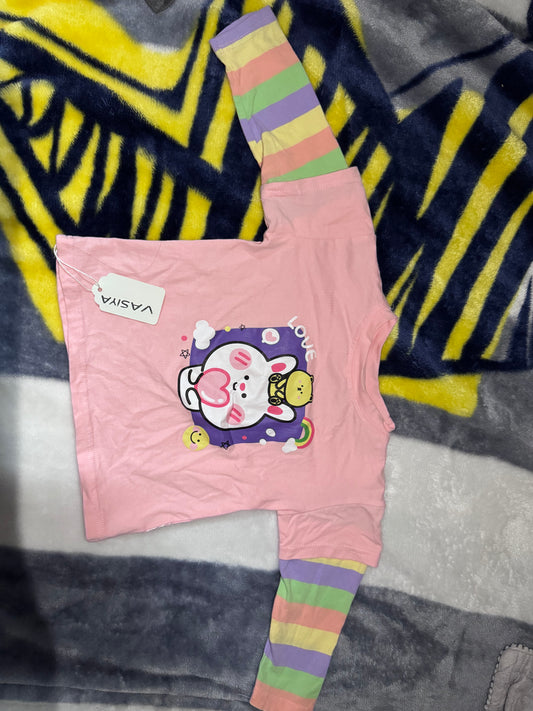 VASIYA  baby-girls And Toddler Everyday Long Sleeve Graphic T-shirts