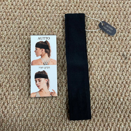AUTTO Wig Grip Band, Headband for Keeping Wigs in Place, Black