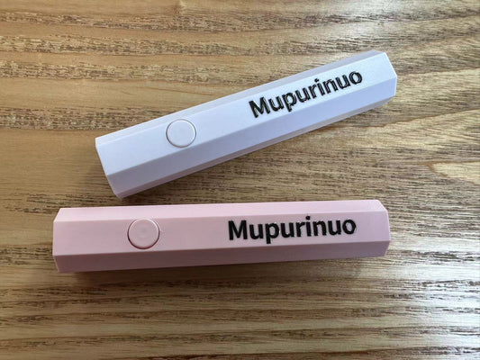 Mupurinuo Mini Handheld UV Light for Gel Nails,Portable Rechargeable Nail Lamps,2 Timers for Fast Nail Extension,Rhinestone Glue Decoration