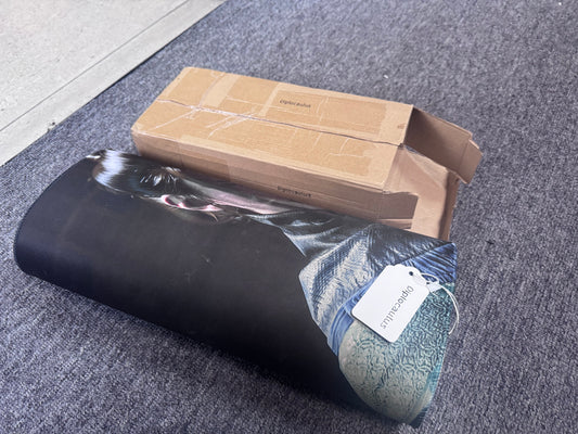 Diplocaulus Large Mouse Pad, Anime Black Gaming, Mat Desk Pad, 3mm Thick Long Non-Slip Rubber Base Mice Pad