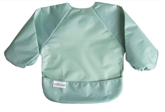 MiiTales Long Sleeved Bibs, Lightweight Waterproof Shirt Bibs for Baby Toddler 6-30 Months ﻿
