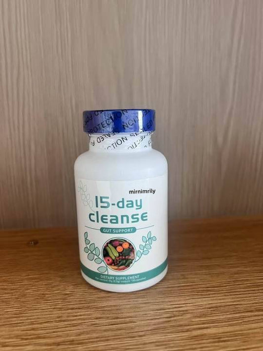 mirnimrily 15 Day Cleanse - Gut and Colon Support - Advanced Gut Cleanse Detox for Women & Men with Senna, Cascara Sagrada & Psyllium Husk - Non-GMO -  30 Capsules