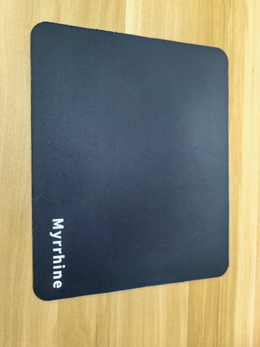 Myrrhine Mouse Pad - Studio Series, Computer Mouse Mat with Anti-Slip Rubber Base, Easy Gliding, Spill-Resistant Surface, Durable Materials, Portable