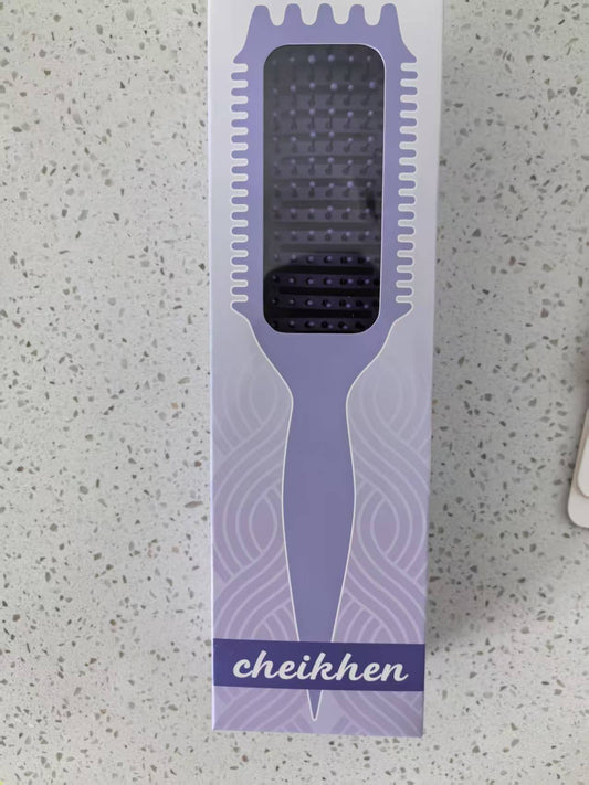 cheikhen Curl Defining Brush, Curly Hair Brush,Vented Hair Brush for Detangling, Shaping and Defining Curls For Women and Men Less Pulling