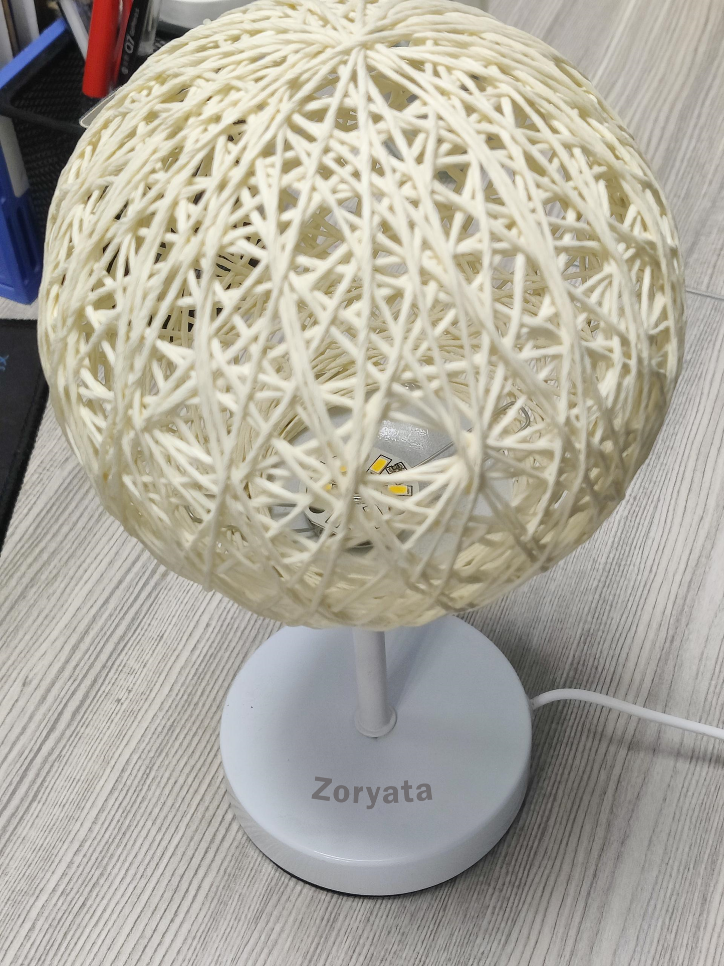 Zoryata Modern Desk Lamp Adjustable Flexi Neck Task Reading Office Light LED Bulb