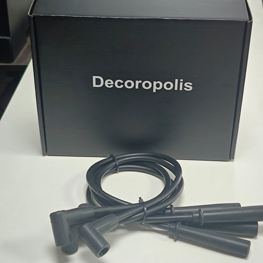 Decoropolis Spark Plug Wire Set 9mm Blue Ignition Wire Replacement for Ford F-150 F150 Mustang