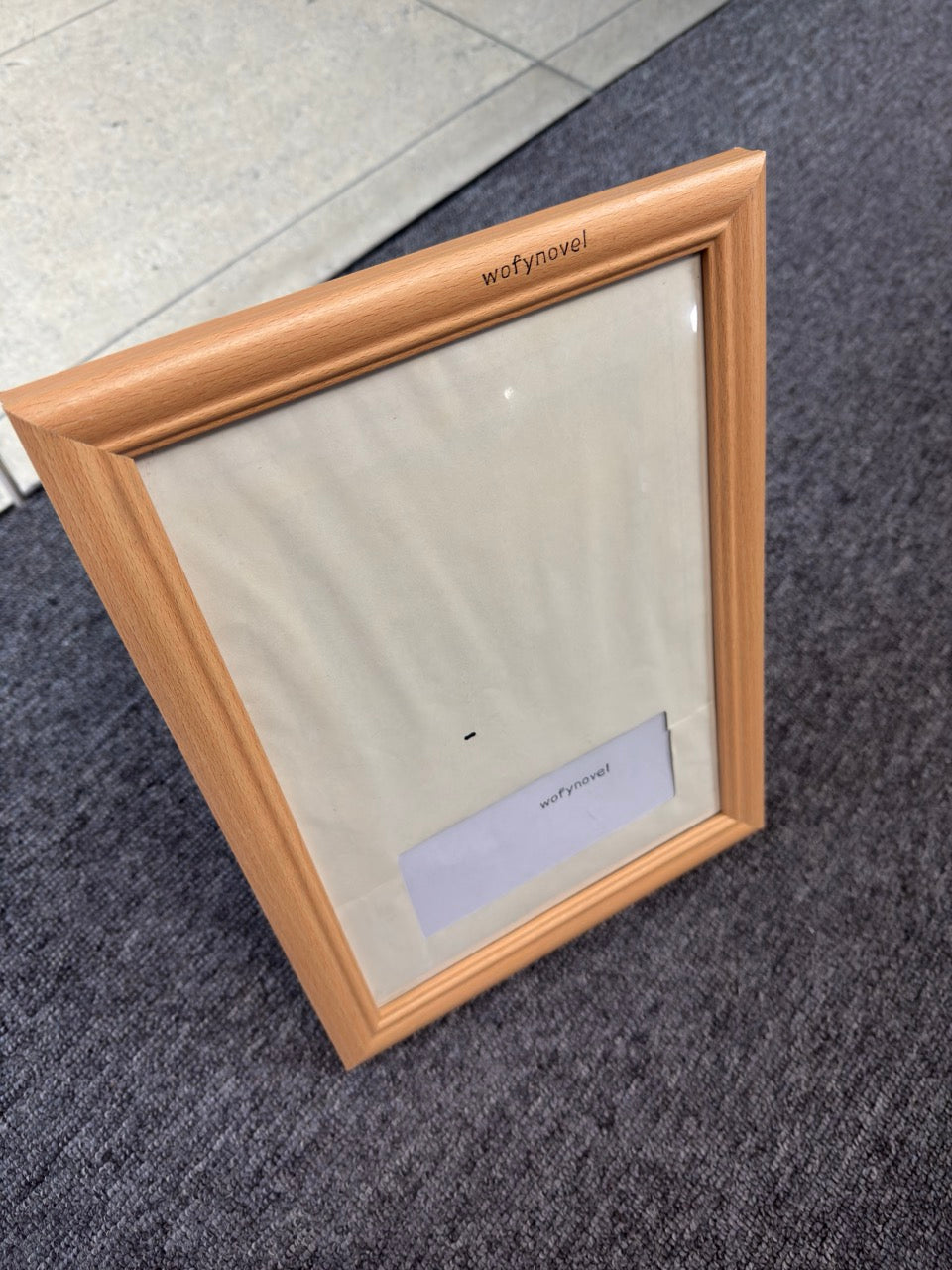 wofynovel 8x10 Picture Frames Solid Oak Wood with Mat Photo Frames for Tabletop or Wall