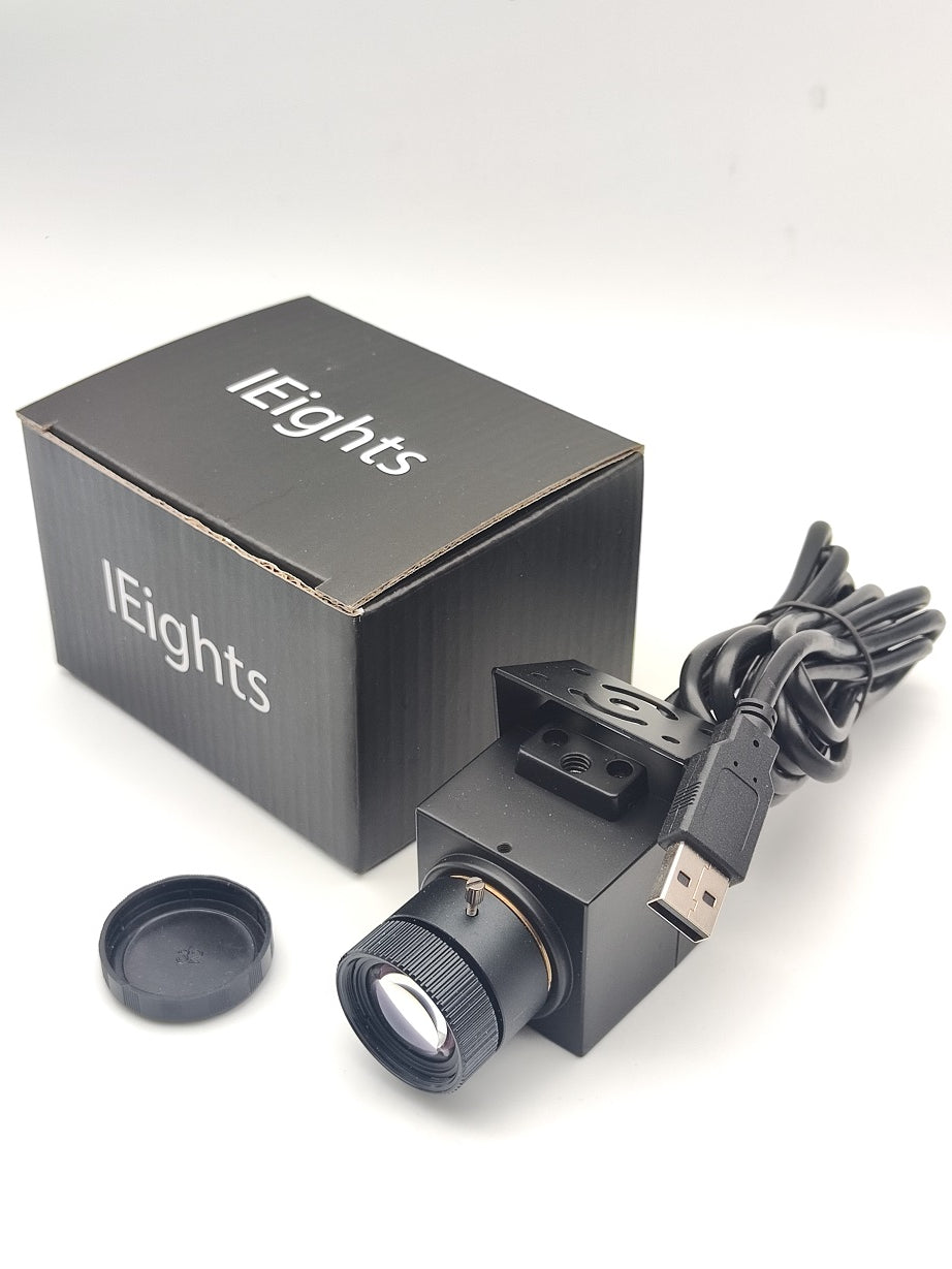 IEights N60 1080P Webcam with Microphone, Adjustable FOV, Zoom, Software Control & Privacy Cover, USB HD Computer Web Camera, Plug and Play, for Zoom/Skype/Teams, Conferencing and Video Calling