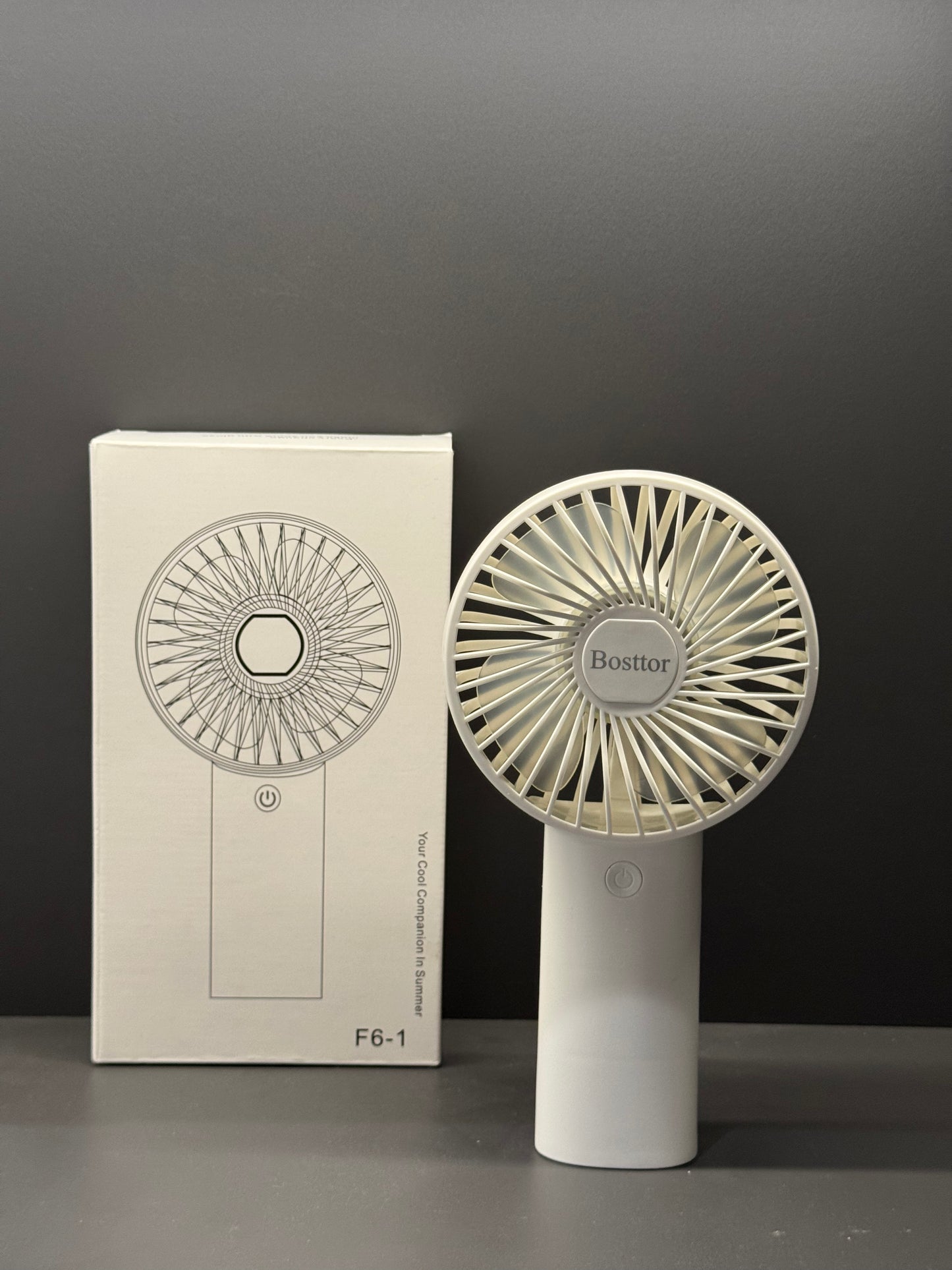 Bosttor High Speed Handheld Mini Fan, Small Pocket Design Personal Fans Portable Rechargeable, 5 Gear Turbo Wind, Summer Essentials for Travel/Camping/Concerts/Commuting