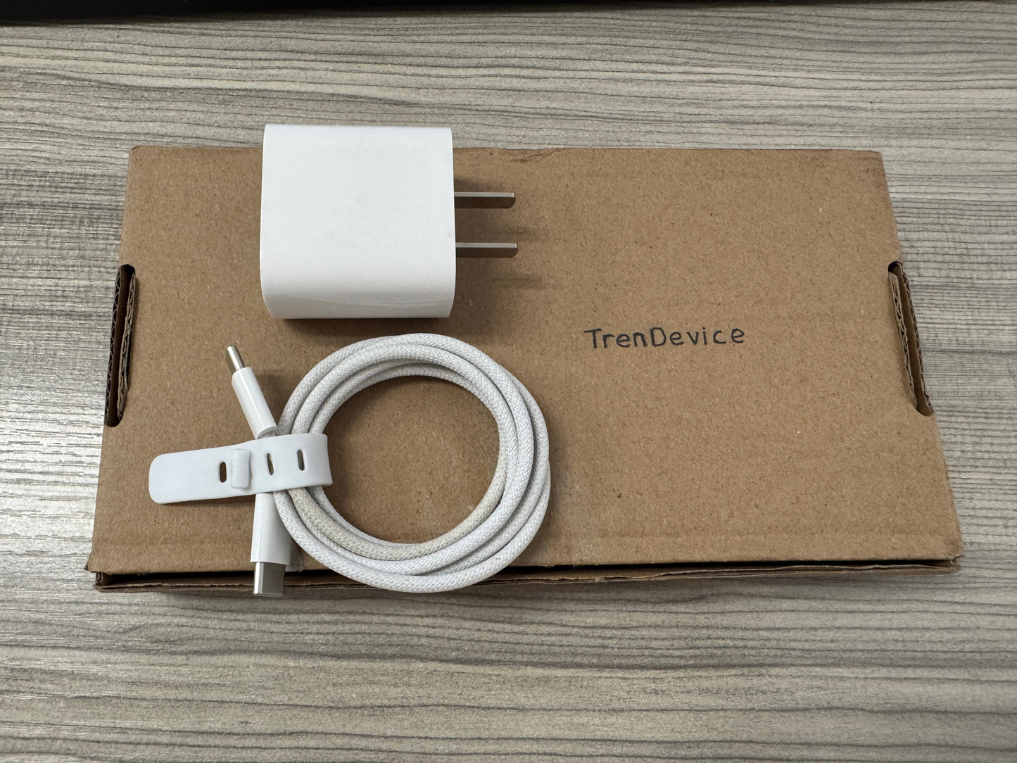 TrenDevice 35W USB C Charger, Fast Charge  with iPhone 15,14 Pro, MacBook, Samsung, Laptop, Android Devices (C Cable Included) (White)
