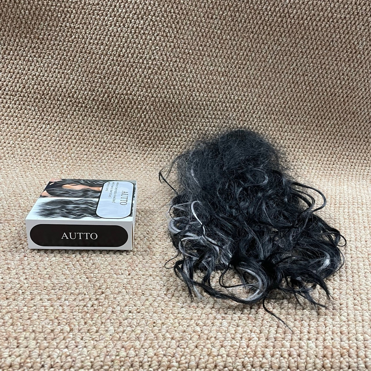 AUTTO Hair Extensions Tape in Extensions Black to Light Silver Grey Silky Straight Double Sided Seamless Skin Weft Hair Extensions 14inch Best Black Tape in Hair Extensions Human Hair